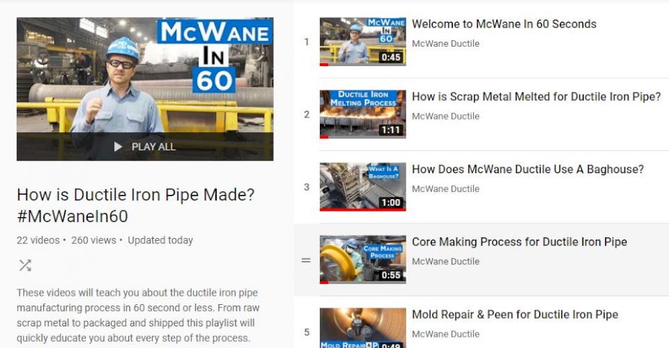How Is Ductile Iron Pipe Made?