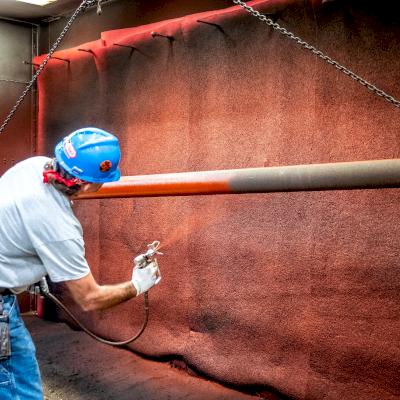 Applying a special coating.