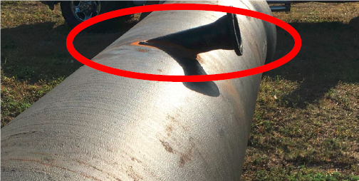 Proper Outlet Pipe Storage