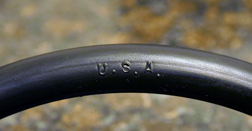 Push-on joint gaskets all have the country of origin molded into the side of the gasket.