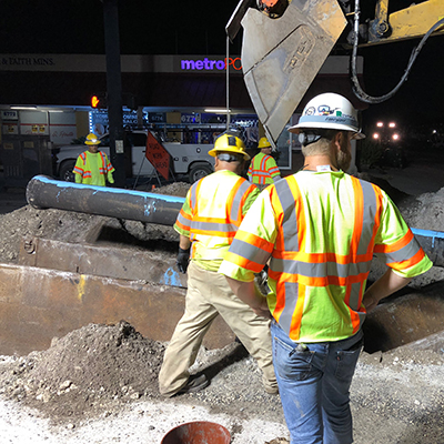 12" Tyton, Class 52 is installed in Historic Miramar, FL. McWane Ductile provided technical support.
