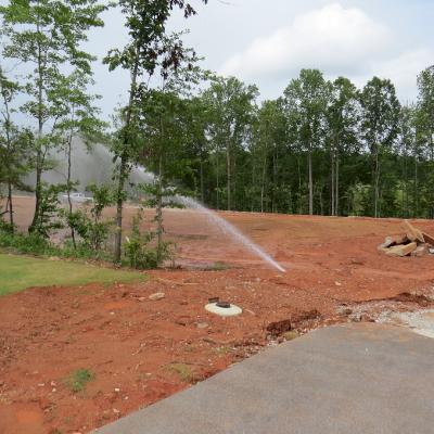 During any hydrostatic testing procedure open the corps to bleed the air.