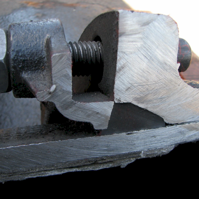 Cut-away view of an assembled 8-inch Mechanical Joint.