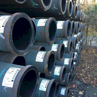 A stack of No Bell pipe.