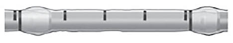 The diagram above shows the Method A for installing V-Bio which is preferred by most utilities and contractors. One length of polyethylene tube, overlapped at the joints, is used for each pipe length.
