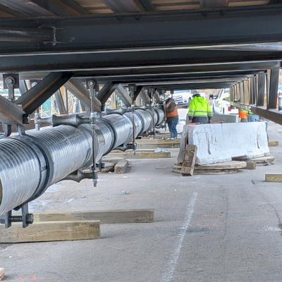 A bridge crossing installation in Utah.